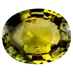 1.63 Ct Green Sapphire Oval Loose Gemstone