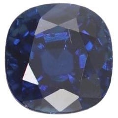 Saphir bleu naturel de 1,63 carat, pierre précieuse non sertie, bague personnalisable