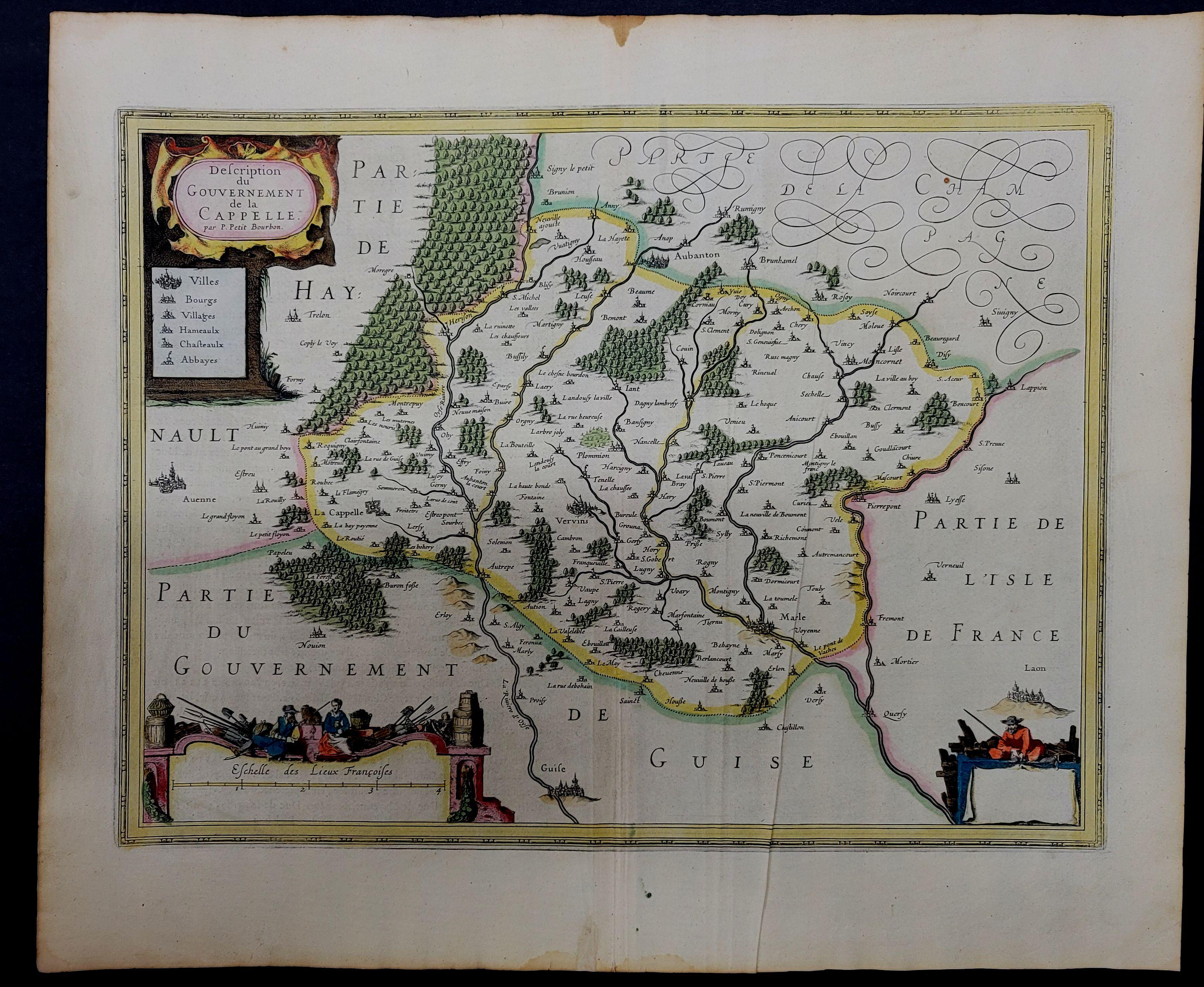1630 Pierre Petit map entitled 
