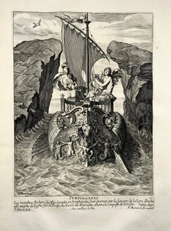 1630 Symplegades, Cornelis Bloemaert '1603-1692' After Pierre Brebiette, Folio