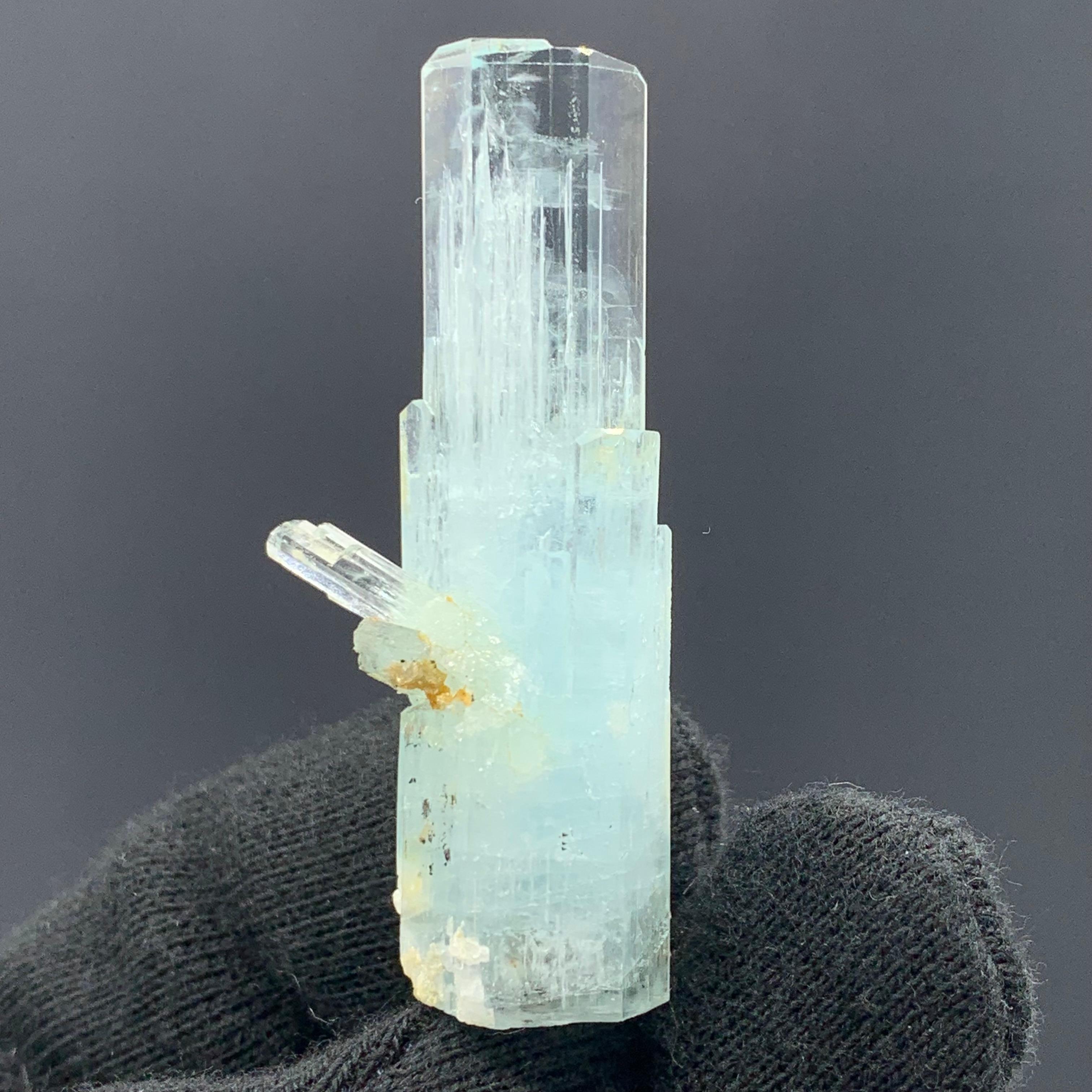 Adam Style 16.33 Gram Adorable Aquamarine Specimen From Shigar Valley, Skardu, Pakistan  For Sale