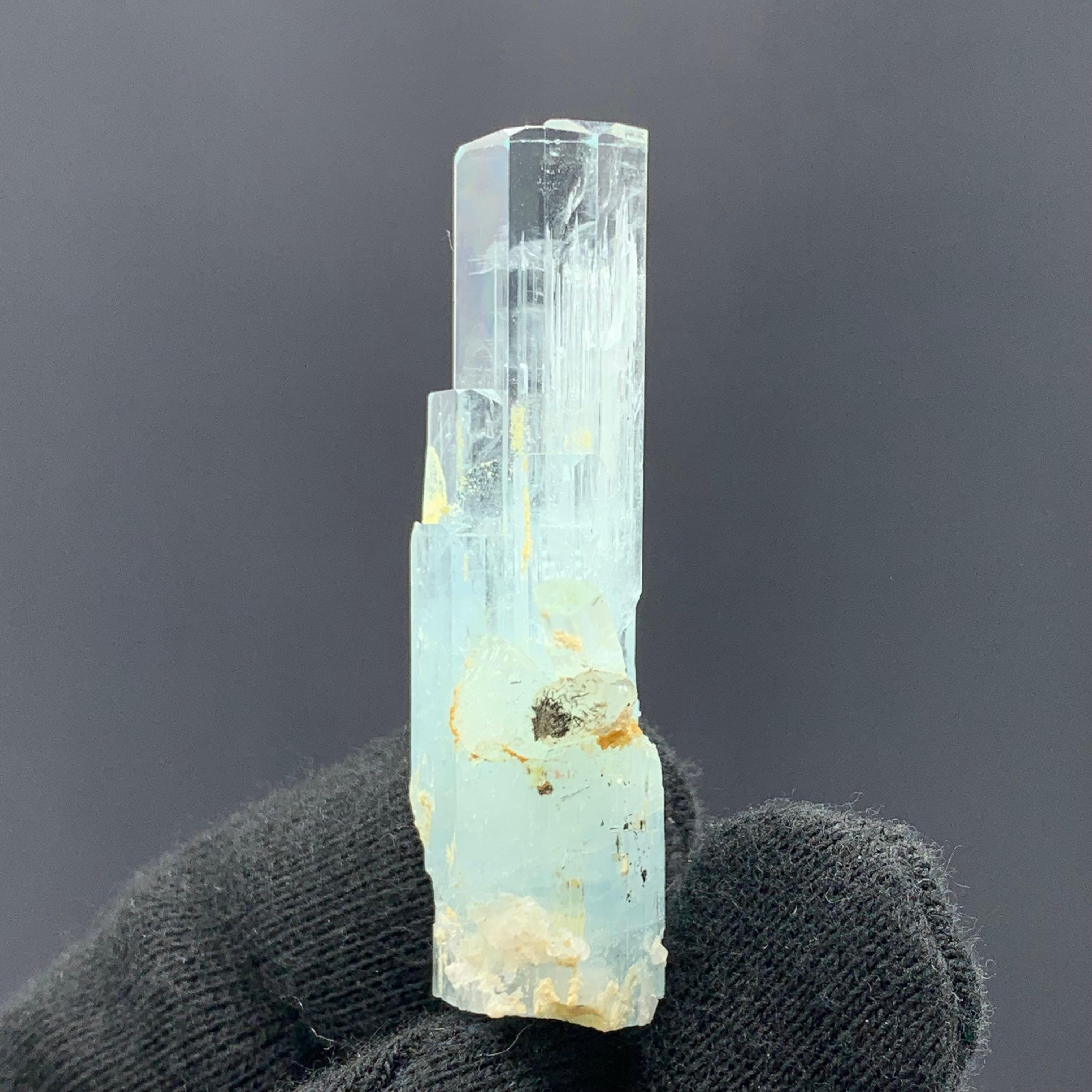 Other 16.33 Gram Adorable Aquamarine Specimen From Shigar Valley, Skardu, Pakistan  For Sale