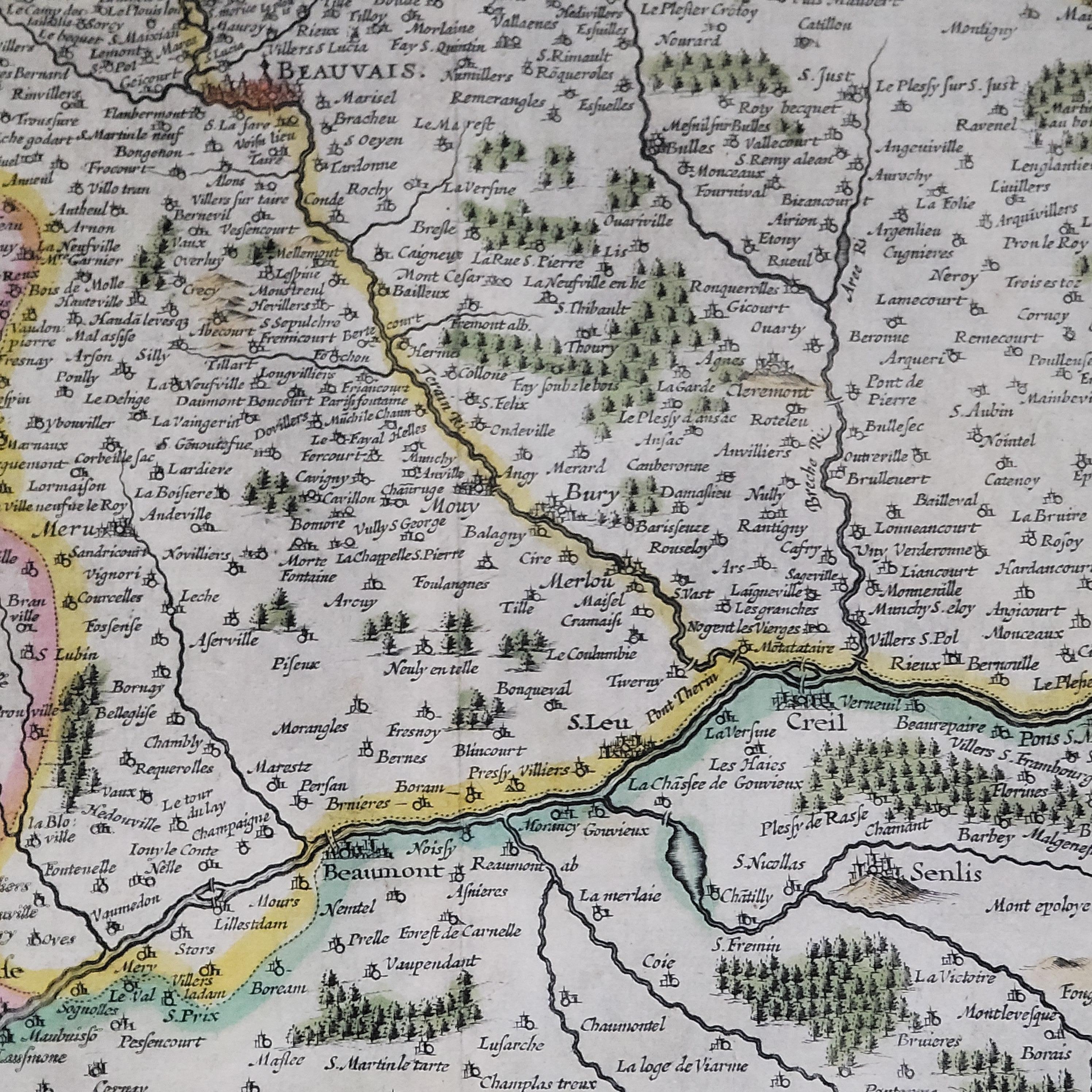 Dutch 1633 Map Entitled 