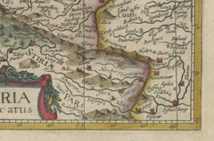 1634 Mercator/Jansson Map: Eastern Austria with Vienna, Hand-Colored