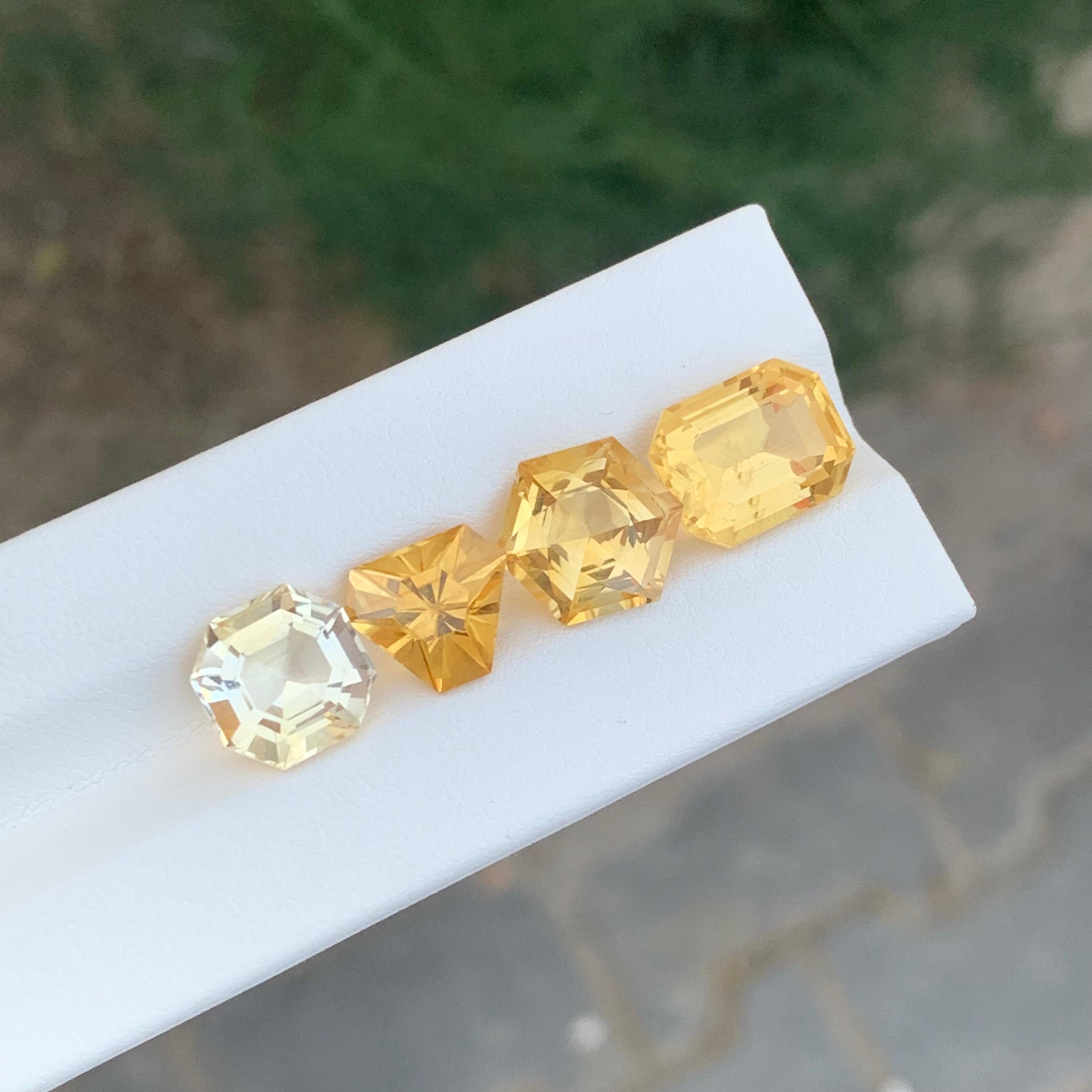 Lot de citrine naturelle non sertie de 16,35 carats pour la fabrication de bijoux Unisexe en vente