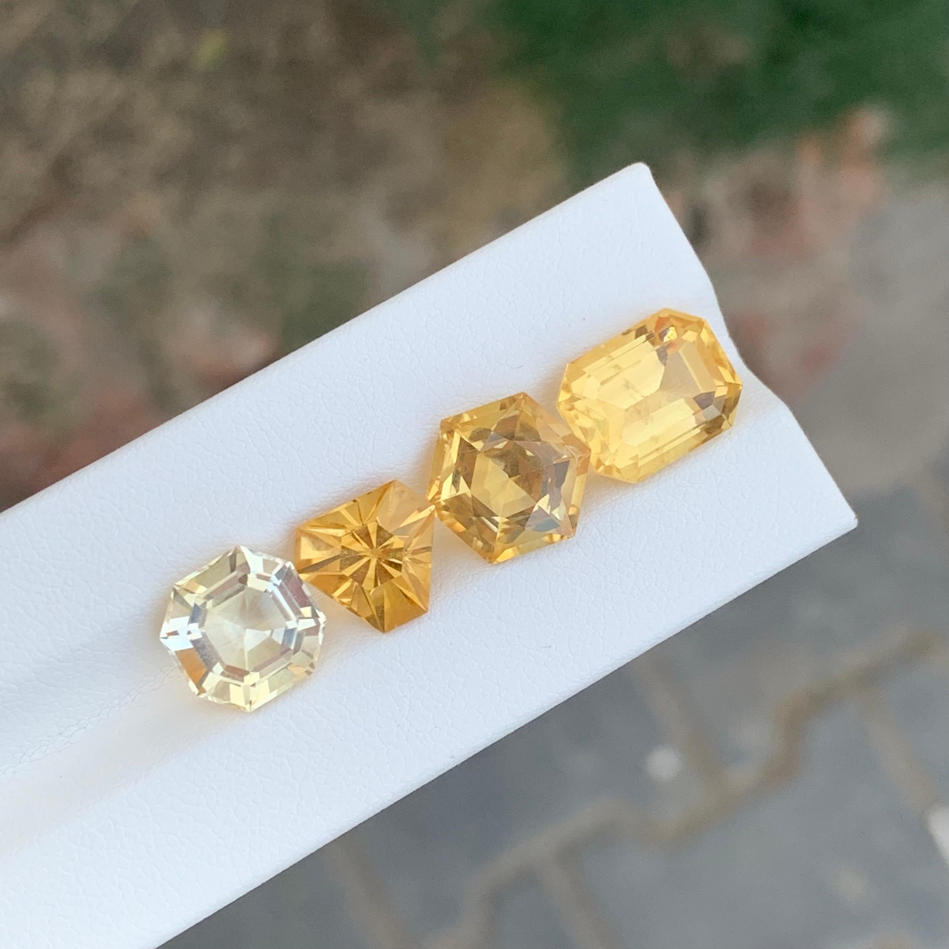 Lot de citrine naturelle non sertie de 16,35 carats pour la fabrication de bijoux en vente 2
