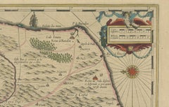 1638 Plancius Detailed Map of Sri Lanka or Ceylon with Decorative Cartouches