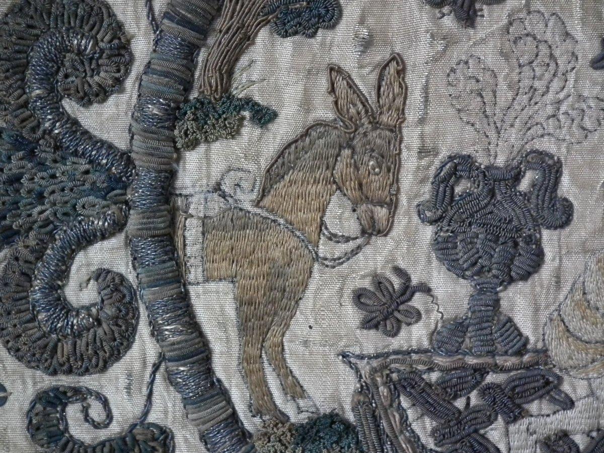 1639 Stumpwork Embroidery, 'Abraham & Isaac' by EM 3
