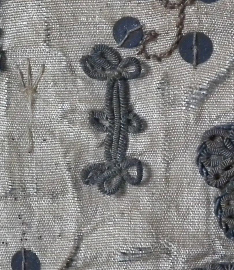 English 1639 Stumpwork Embroidery, 'Abraham & Isaac' by EM