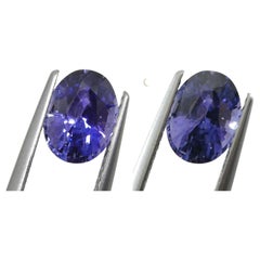 1.63ct Color Change Sapphire Oval GIA Certified Unheated, Sri Lanka, Vivid Viole