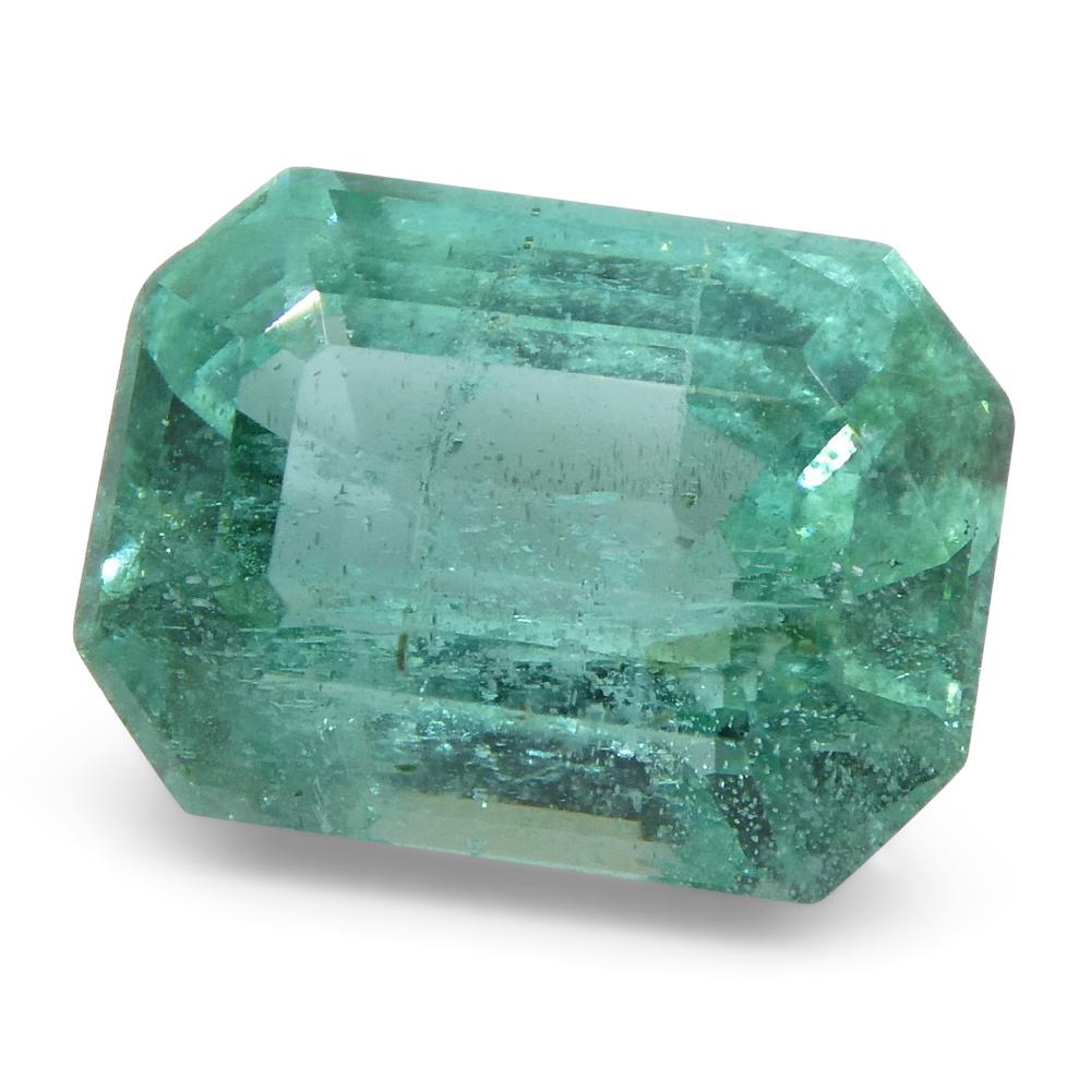 1.63ct Emerald Cut Emerald In New Condition In Toronto, Ontario