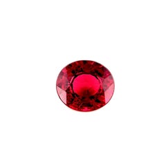 1.63ct Vivid Purplish Pink Rhodolite Granat Oval Schliff Lose VVS Edelstein 7.4x6.5mm