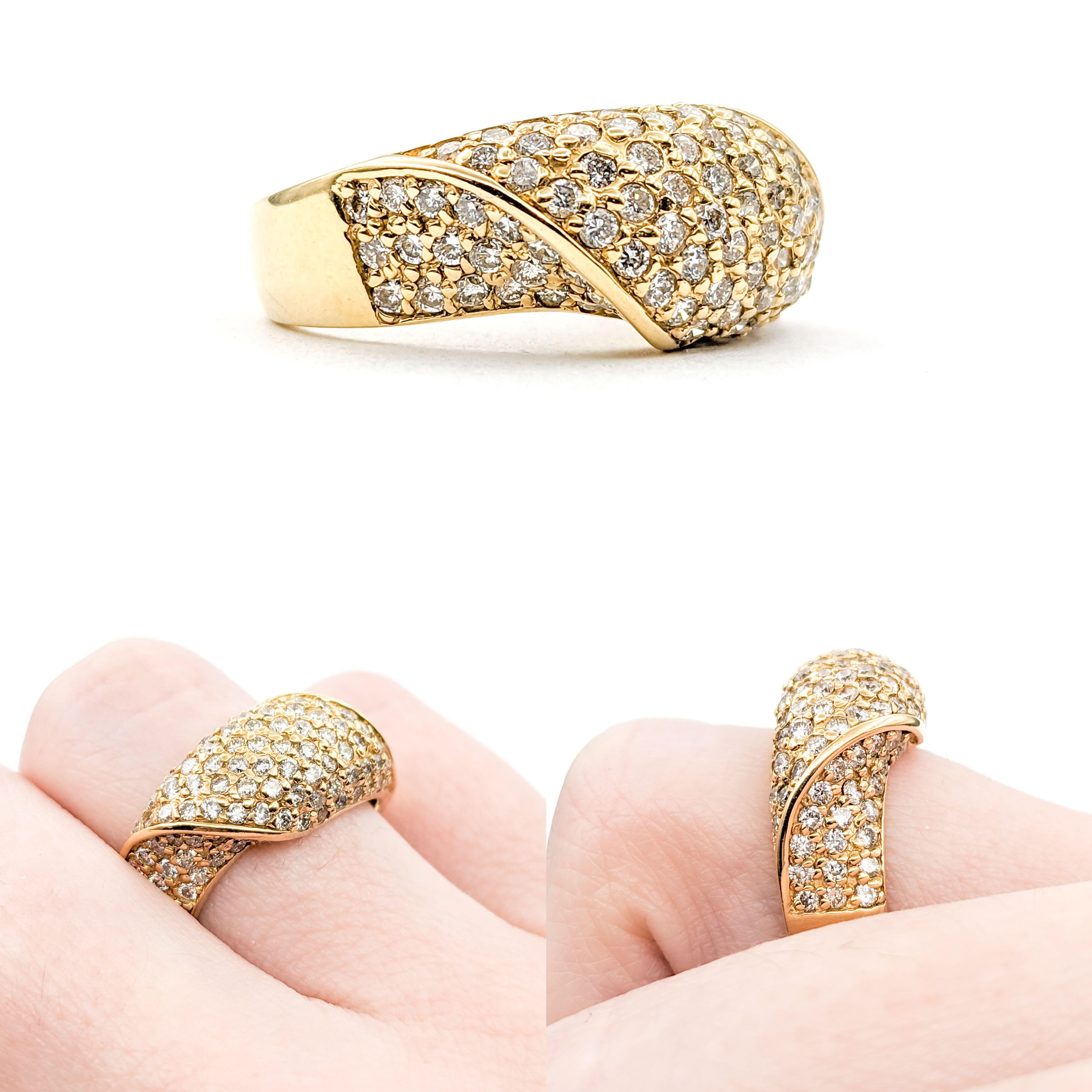 1.63ctw Diamond Ring In Yellow Gold

Experience the radiance of this stunning ring, expertly crafted in 14kt karat yellow gold. It showcases an impressive 1.63 carats of round diamonds that glitter with SI2 clarity and J-K color. This exquisite