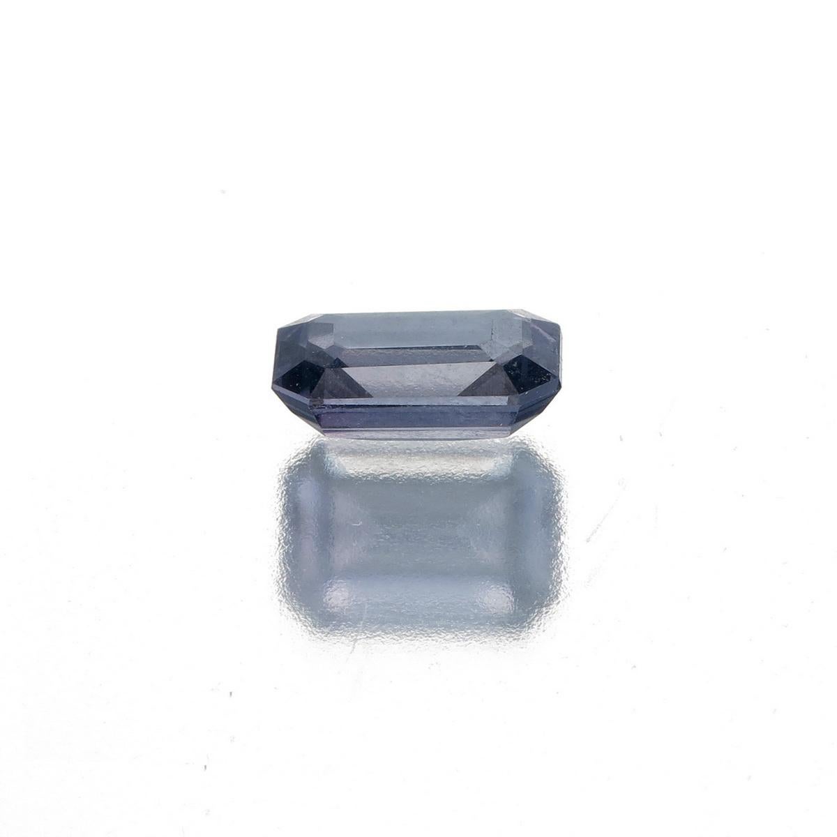 1.64 Carat Natural Purple Spinel from Burma No Heat In New Condition For Sale In Hua Hin, TH