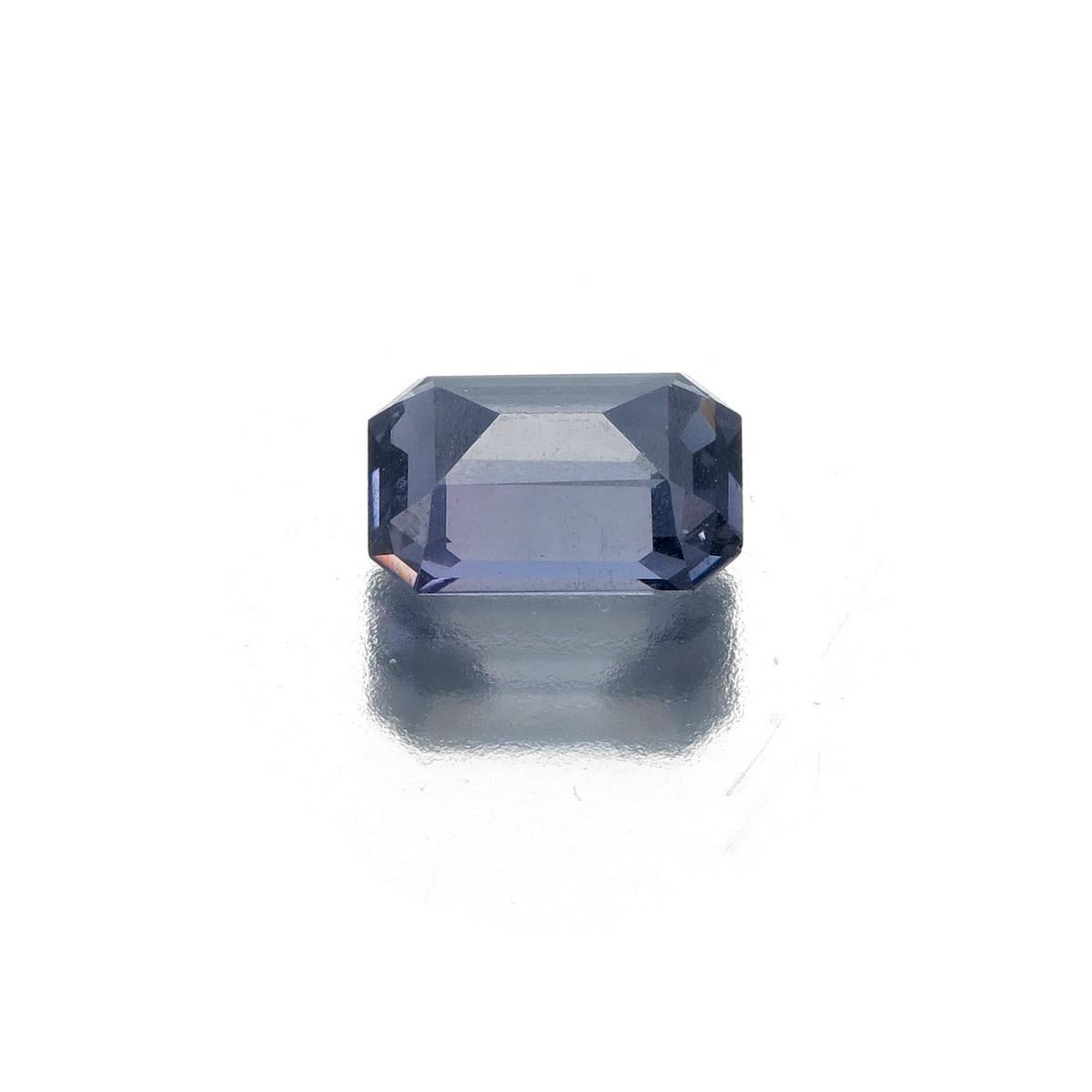 Women's 1.64 Carat Natural Purple Spinel from Burma No Heat For Sale