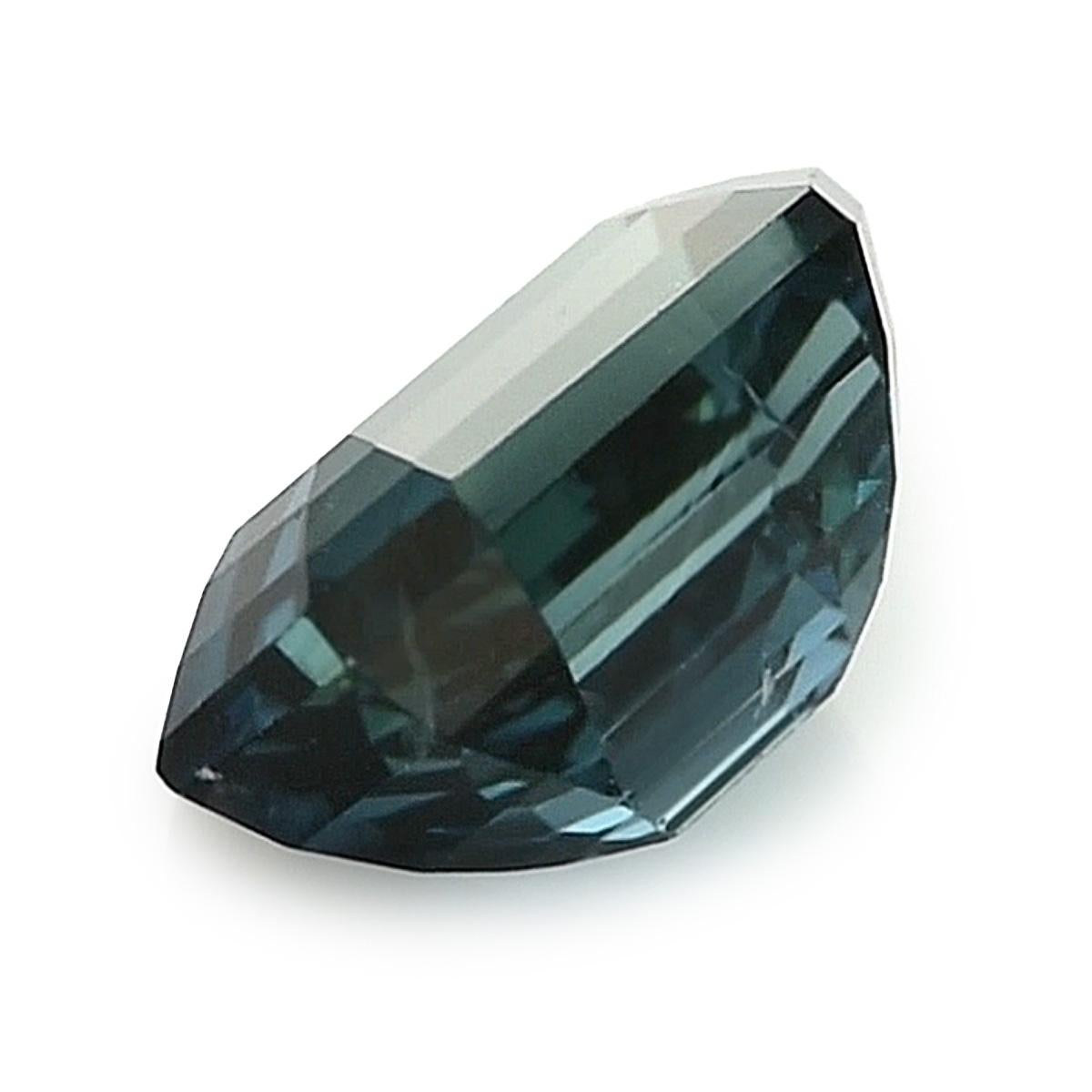 Mixed Cut 1.64 Carats Green Blue Sapphire For Sale