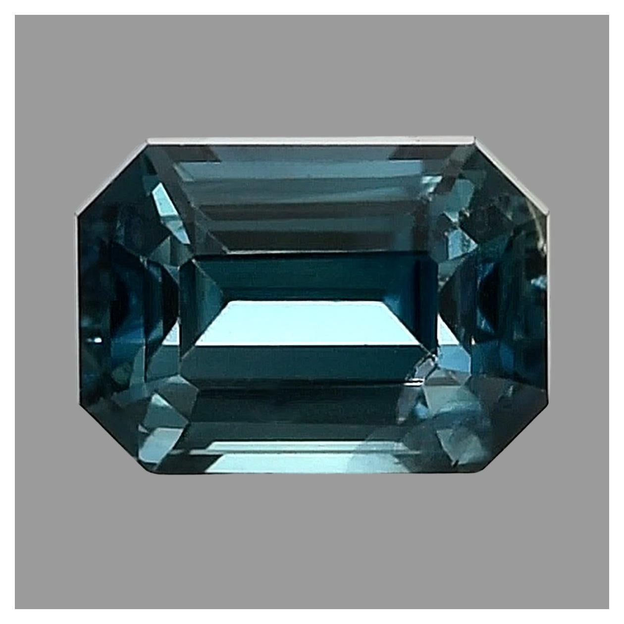 1.64 Carats Green Blue Sapphire For Sale