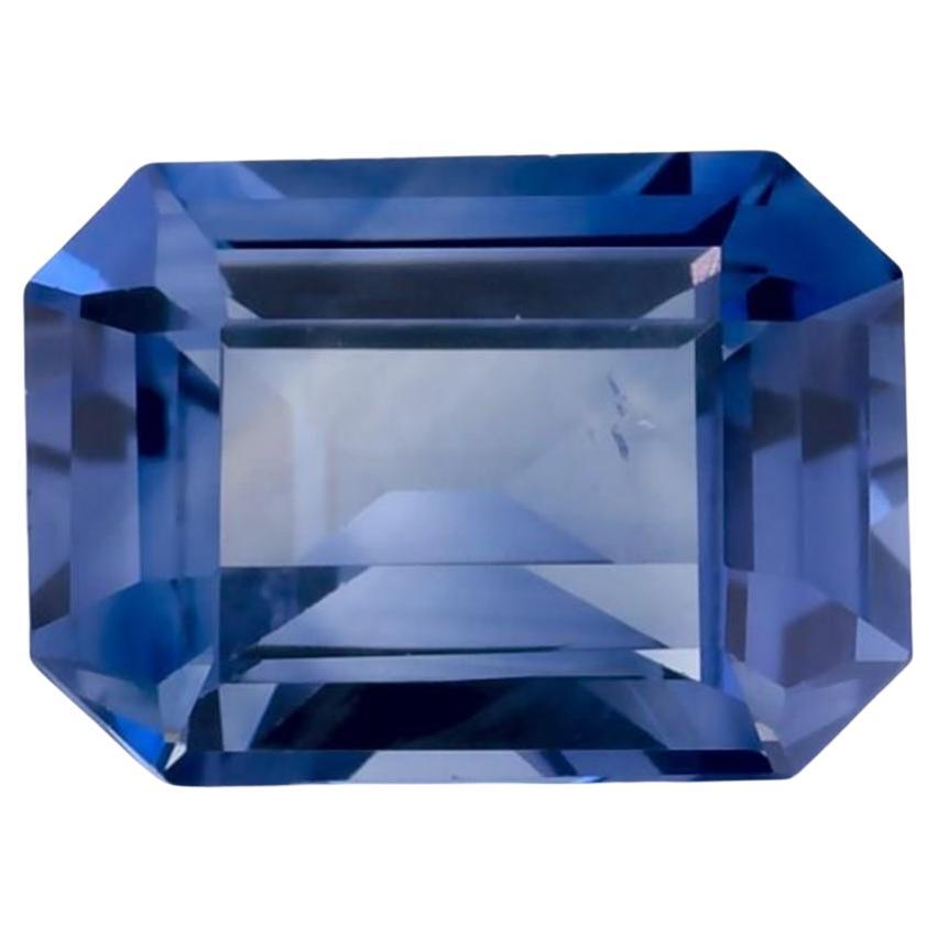 1.64 qt zafiro azul talla octágono gema suelta