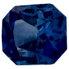 1.64 Ct Blue Sapphire Octagon Cut Loose Gemstone