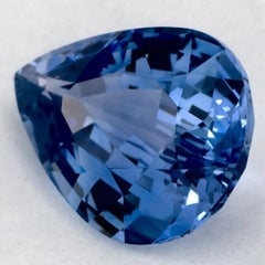 1.64 Ct Blue Sapphire Pear Loose Gemstone