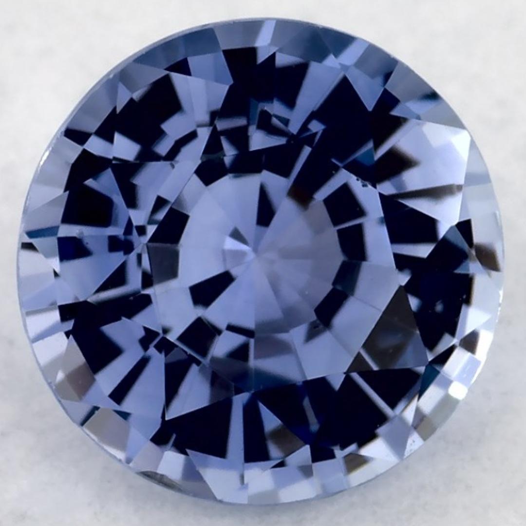 Taglio rotondo 1.64 carati di zaffiro blu rotondo sfuso in vendita