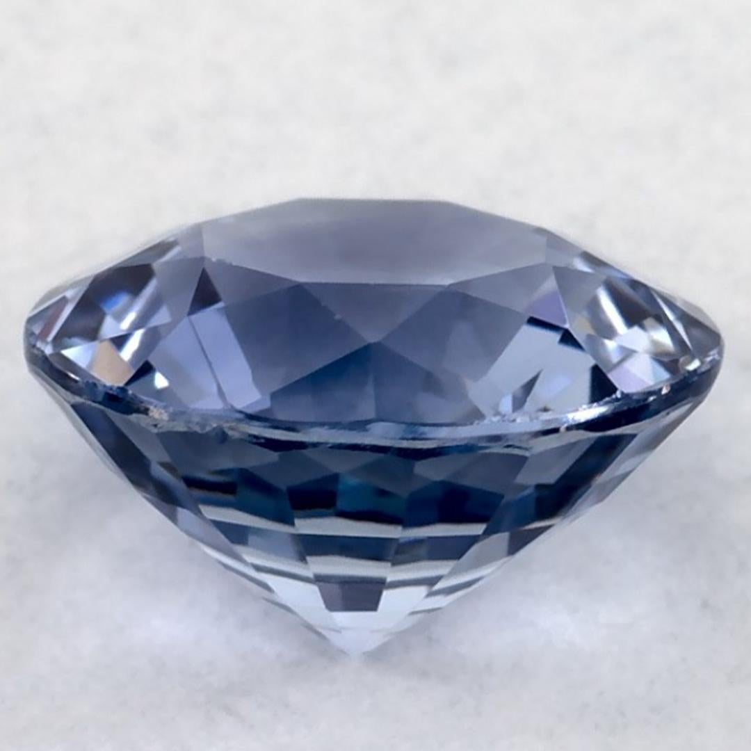 1.64 carati di zaffiro blu rotondo sfuso In condizioni Nuovo in vendita a Fort Lee, NJ