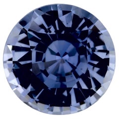 1.64 Karat Blauer runder Saphir, loser Edelstein