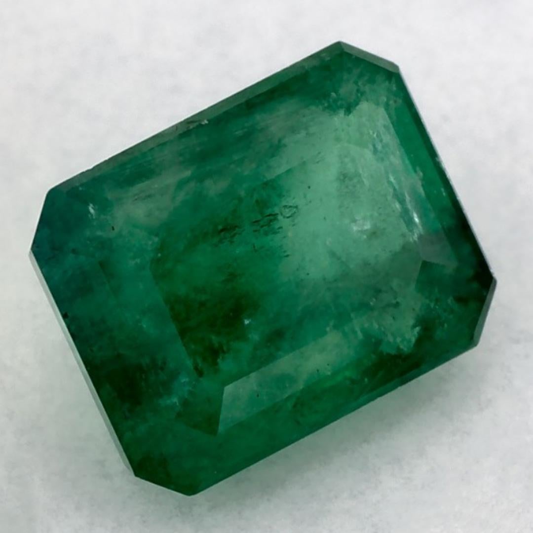 1.64 Ct Smaragd Oktagon-Schliff Loser Edelstein (Achteckschliff)