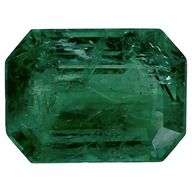 1.64 Ct Emerald Octagon Cut Loose Gemstone