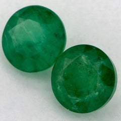 1.64 Ct Emerald Round Loose Gemstone