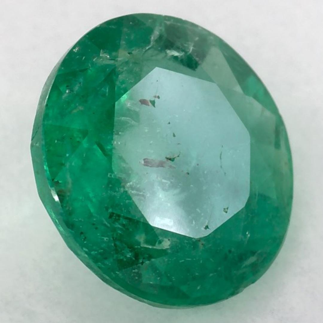 1.64 Ct Smaragd Runde Lose Edelstein (Rundschliff) im Angebot