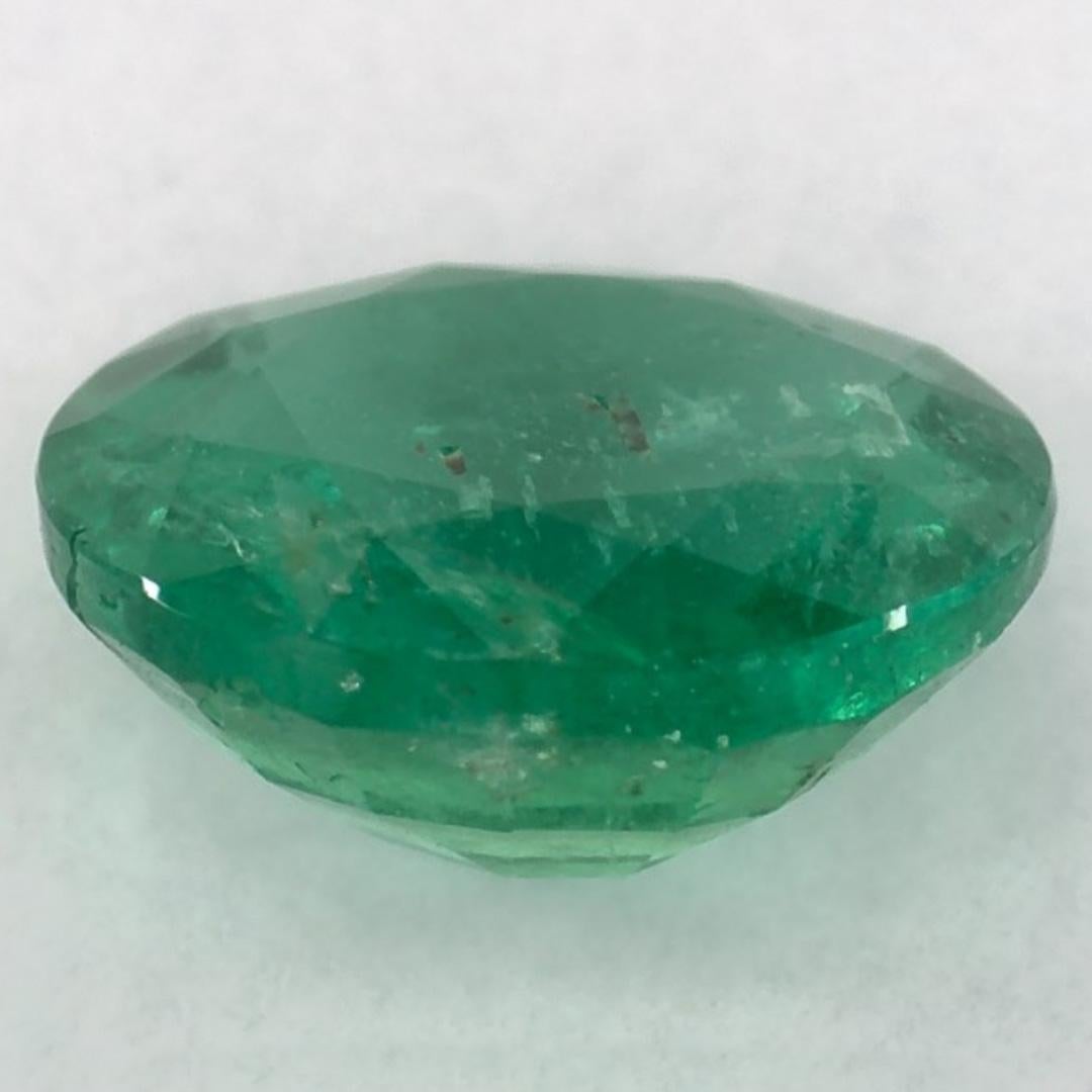 1.64 Ct Smaragd Runde Lose Edelstein im Zustand „Neu“ im Angebot in Fort Lee, NJ