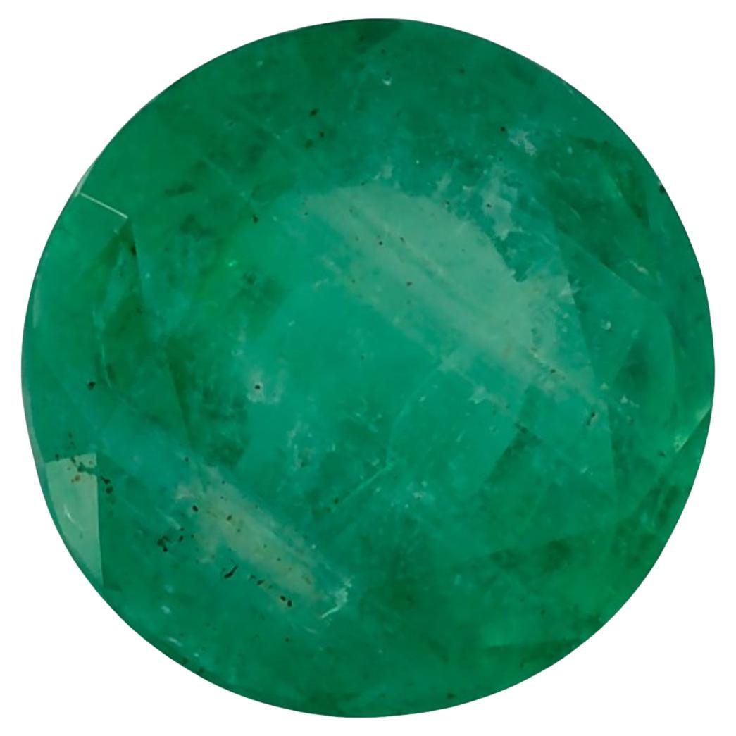 1.64 Ct Emerald Round Loose Gemstone