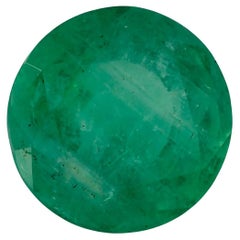1.64 Ct Emerald Round Loose Gemstone