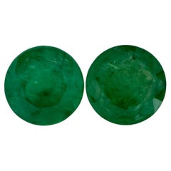 1.64 Ct Emerald Round Loose Gemstone