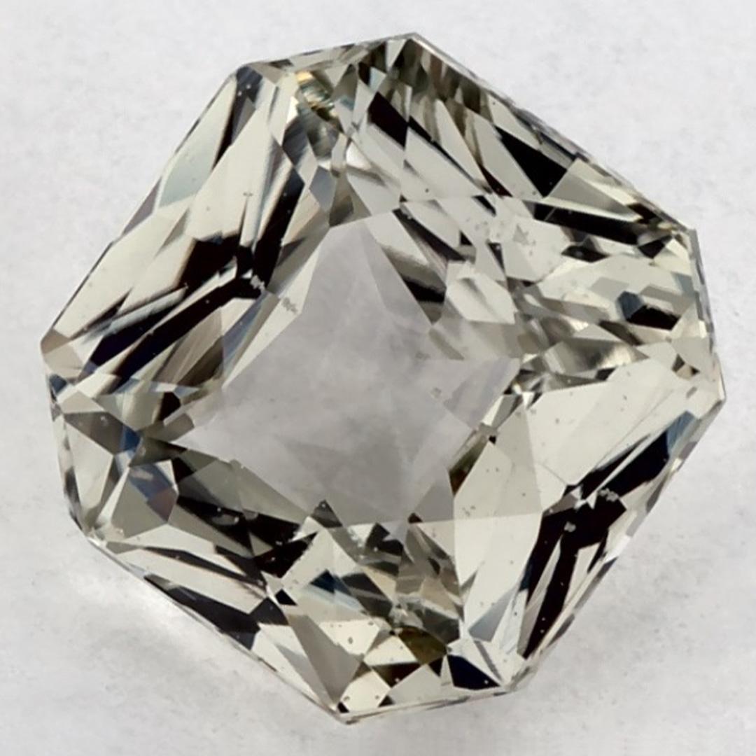 Ottagono 1.64 carati di zaffiro verde ottagonale sfuso in vendita