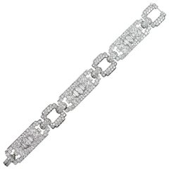 16.40 Karat Art Deco Diamant-Armband