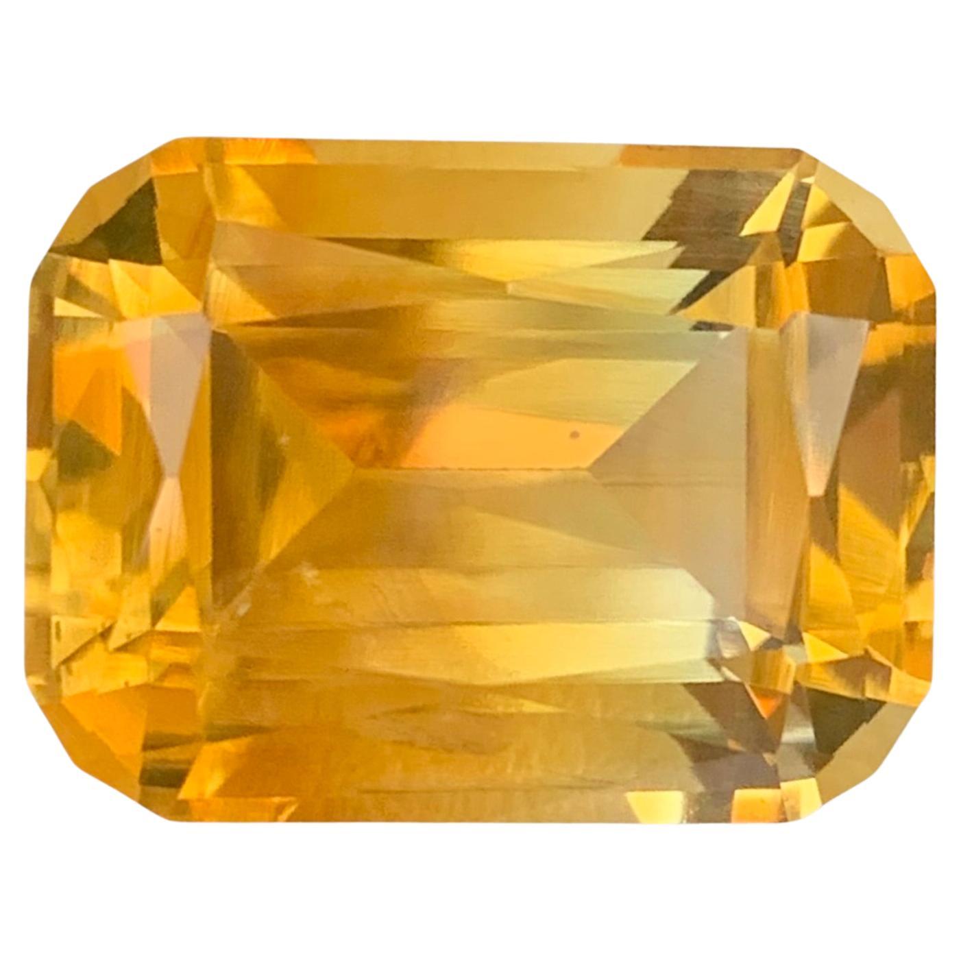 16,40 Karat Natürlicher Lose Bi Colour Citrin Cushion Cut Edelstein