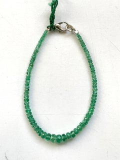 16.40 Carats Panjshir Emerald Faceted Beads For Fine Jewelry Natural Gemstone