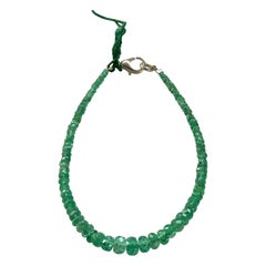 16.40 Carats Panjshir Emerald Faceted Beads For Fine Jewelry Natural Gemstone