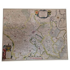 Antique 1640 Flandriae Partes Duae Quarum Altera Proprietaria, Ric0016