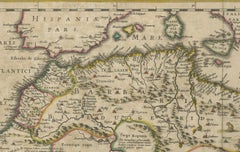 Mappa del 1640 del Nord Africa Nova Barbariae Descriptio o La Costa dei Barbari