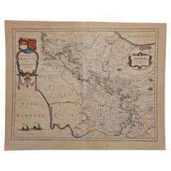 1640 Willem Blaeu Map Entitled "Contado di molise et principato vltra, " Ric.a003