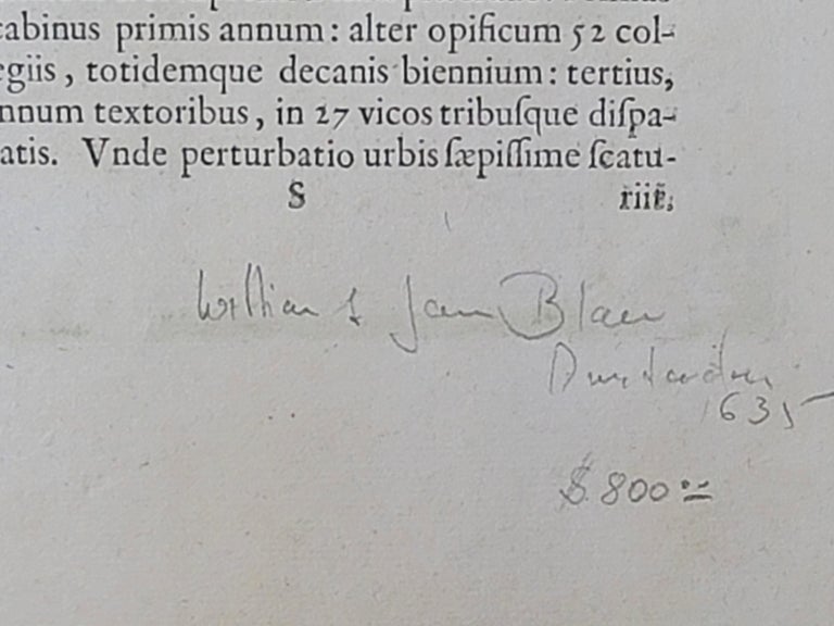 1643 Willem&Joan Blaeu Map NW Flanders "Flandriae Teutonicae Pars