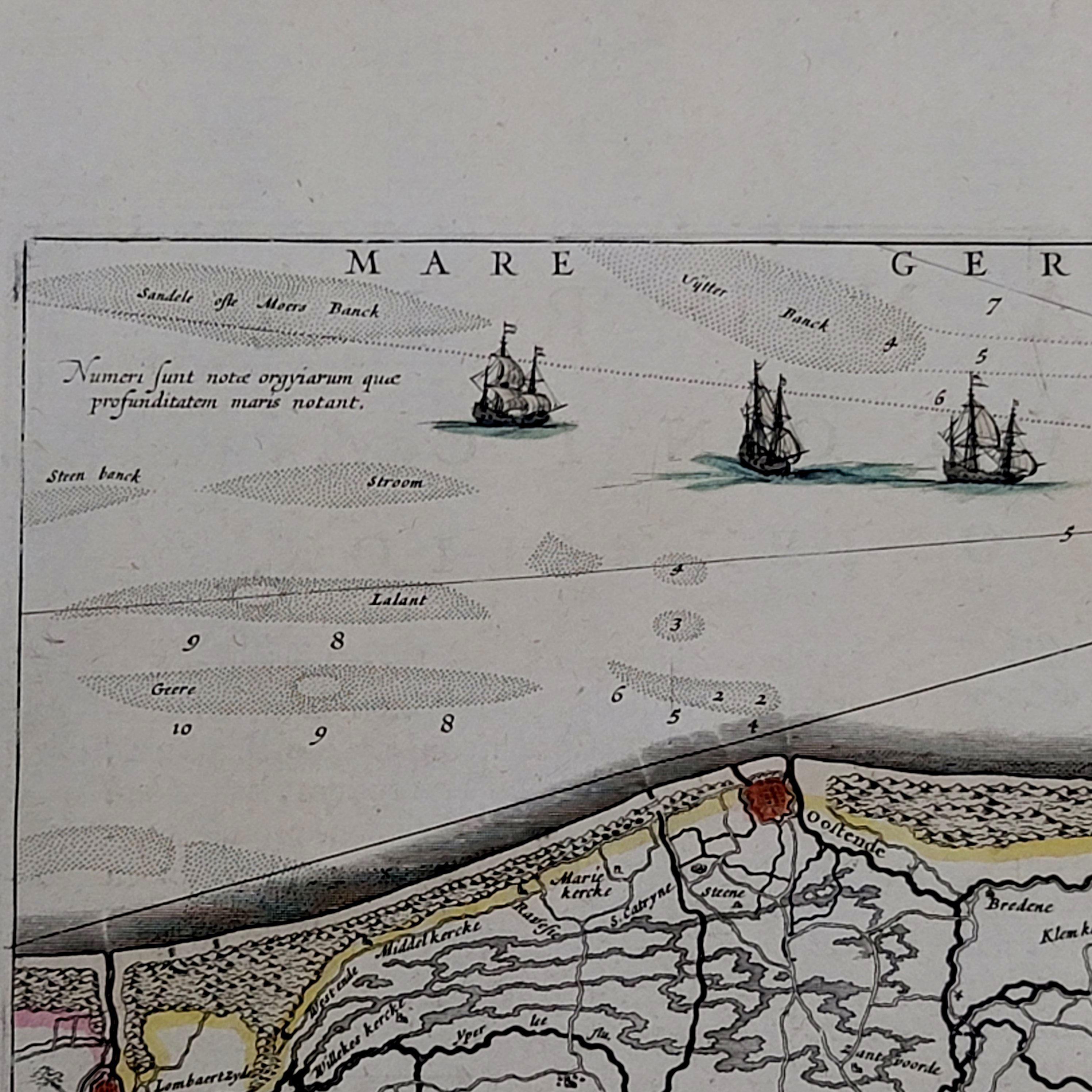 1643 Carte Willem&Joan Blaeu NW Flanders 