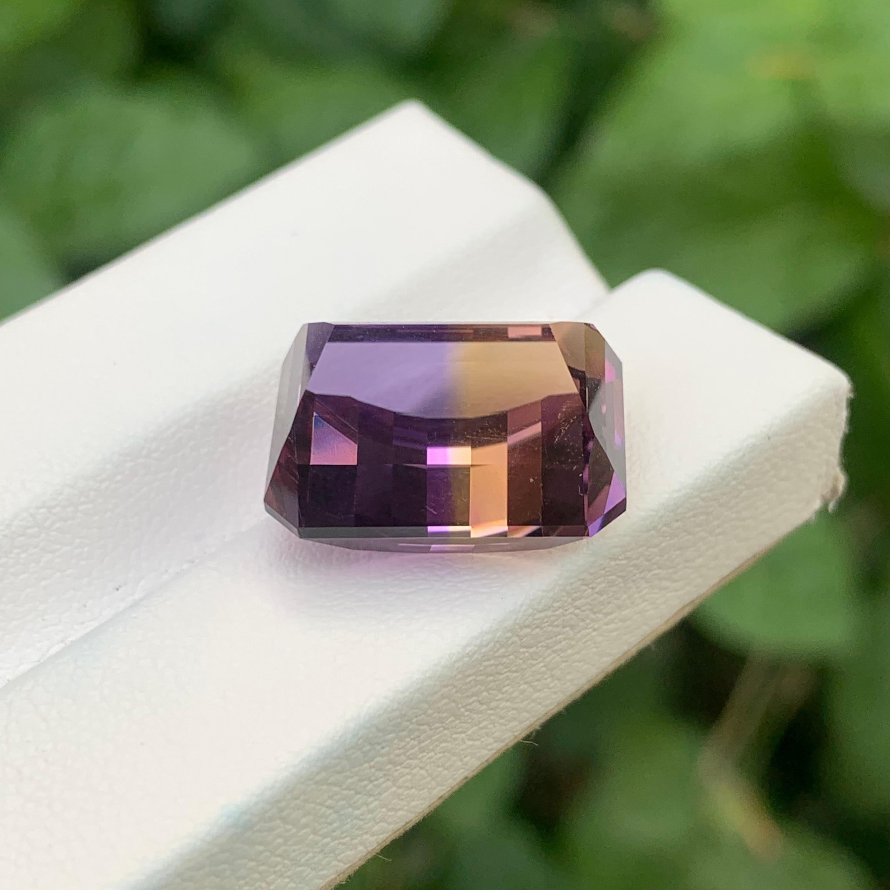 16.45 Carats Pixel Cut Natural Loose Ametrine For Sale 8