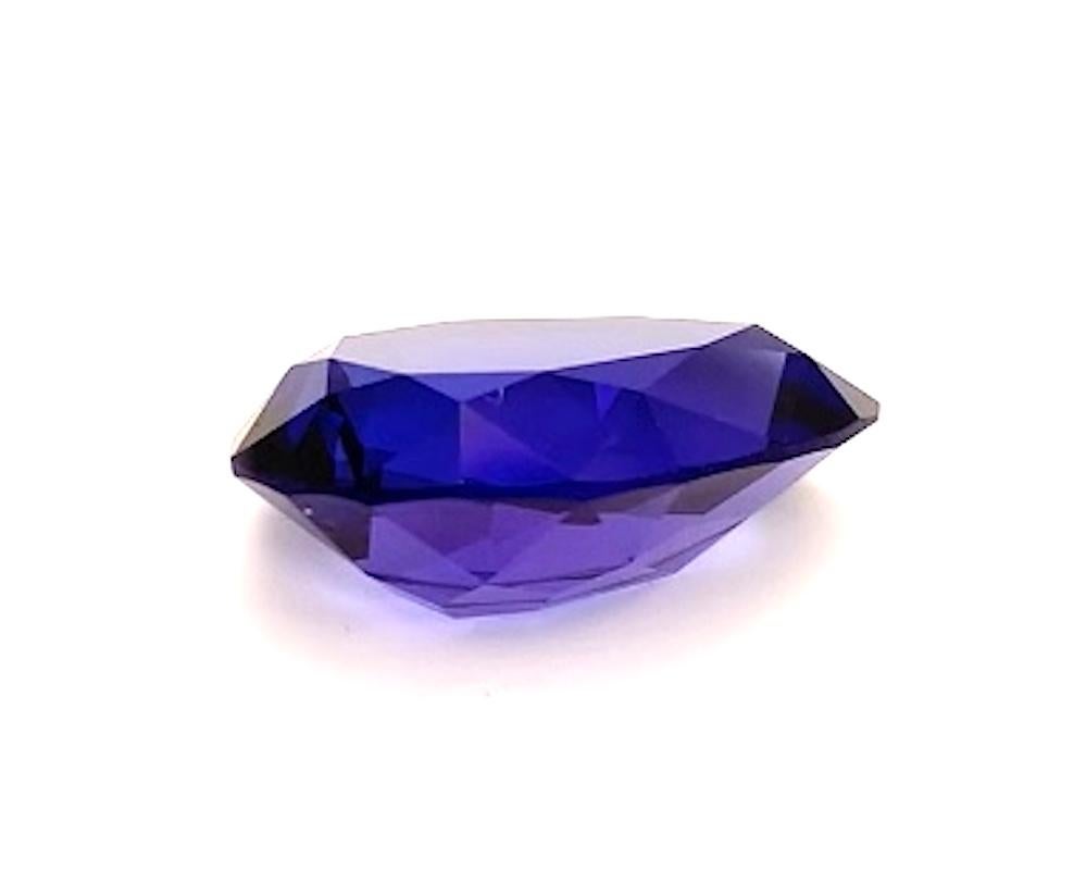 16.46 Carat Pear Shaped Tanzanite, Unset Loose Gemstone In New Condition In Los Angeles, CA