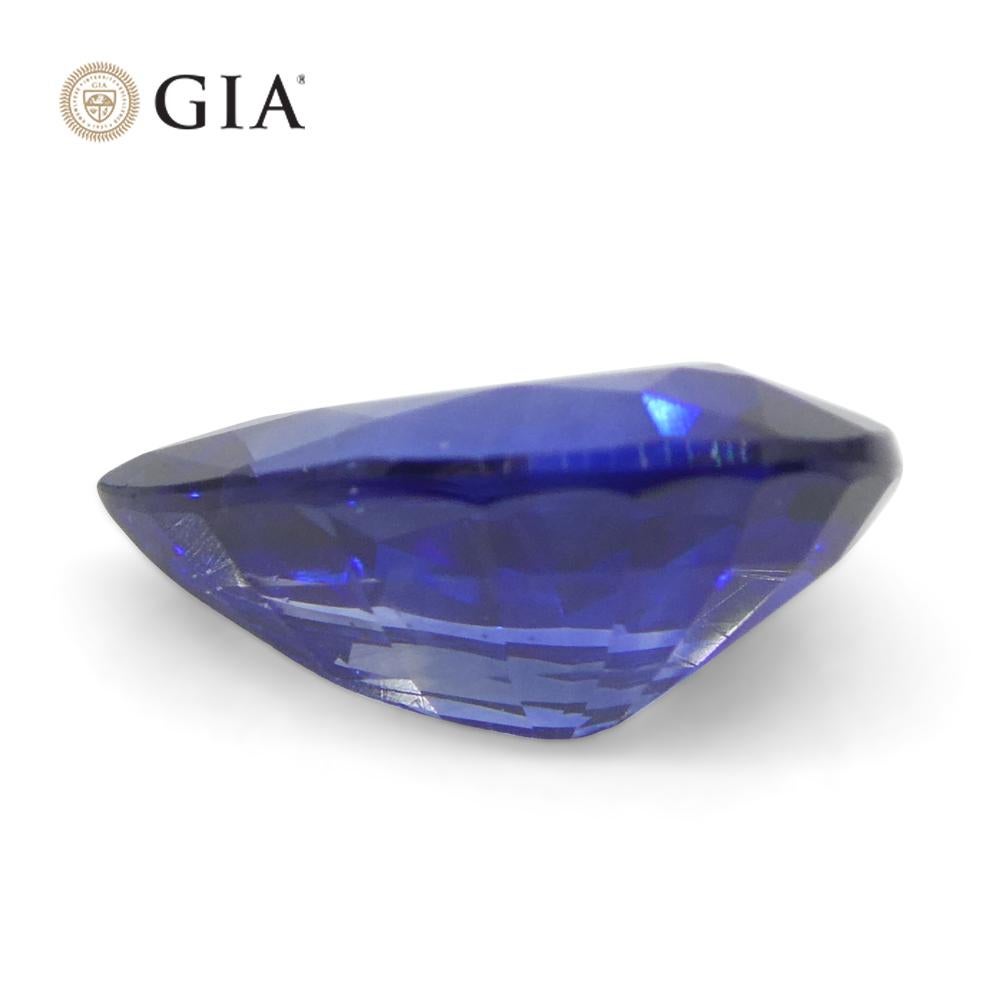 1.64ct Pear Blue Sapphire GIA Certified Madagascar   For Sale 6