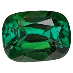 1.65 Carat Natural Loose Blue Green Tourmaline Cushion Shape Gemstone