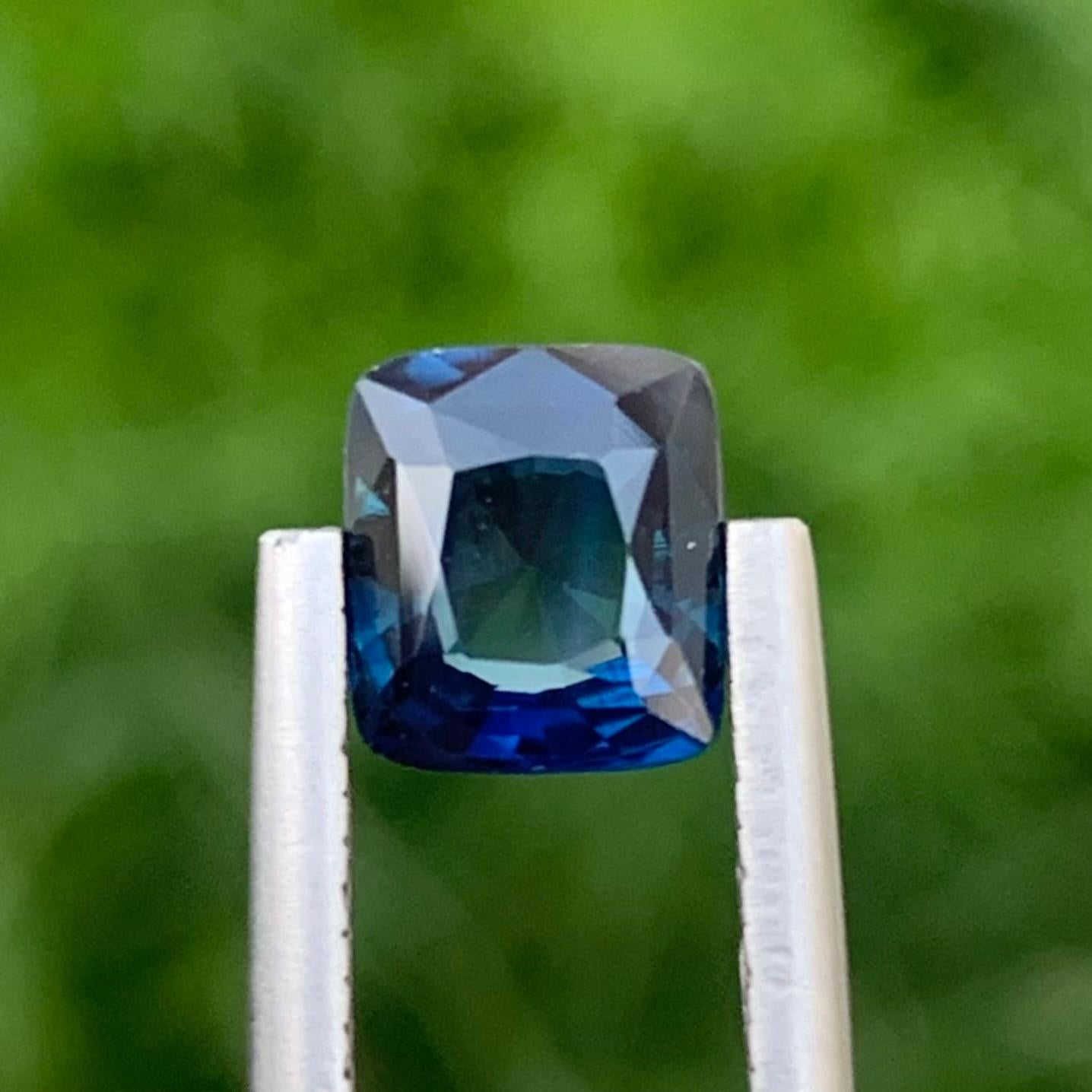 1.65 Carat Natural Loose Blue Sapphire Ring Gem For Sale 2